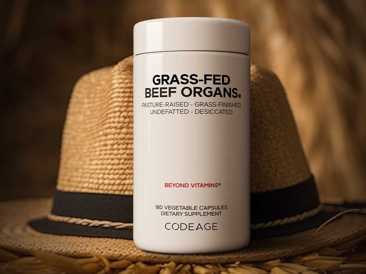 Grass Fed Pasture Raised Beef Organs Supplement Glandular Extracts Superfood