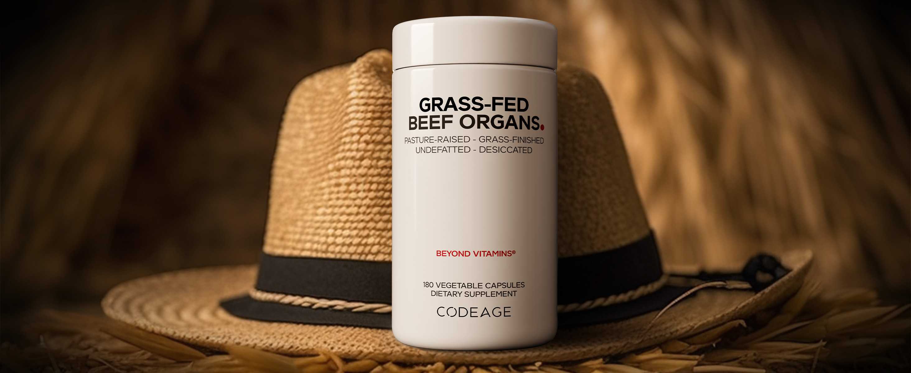 Grass Fed Pasture Raised Beef Organs Supplement Glandular Extracts Superfood
