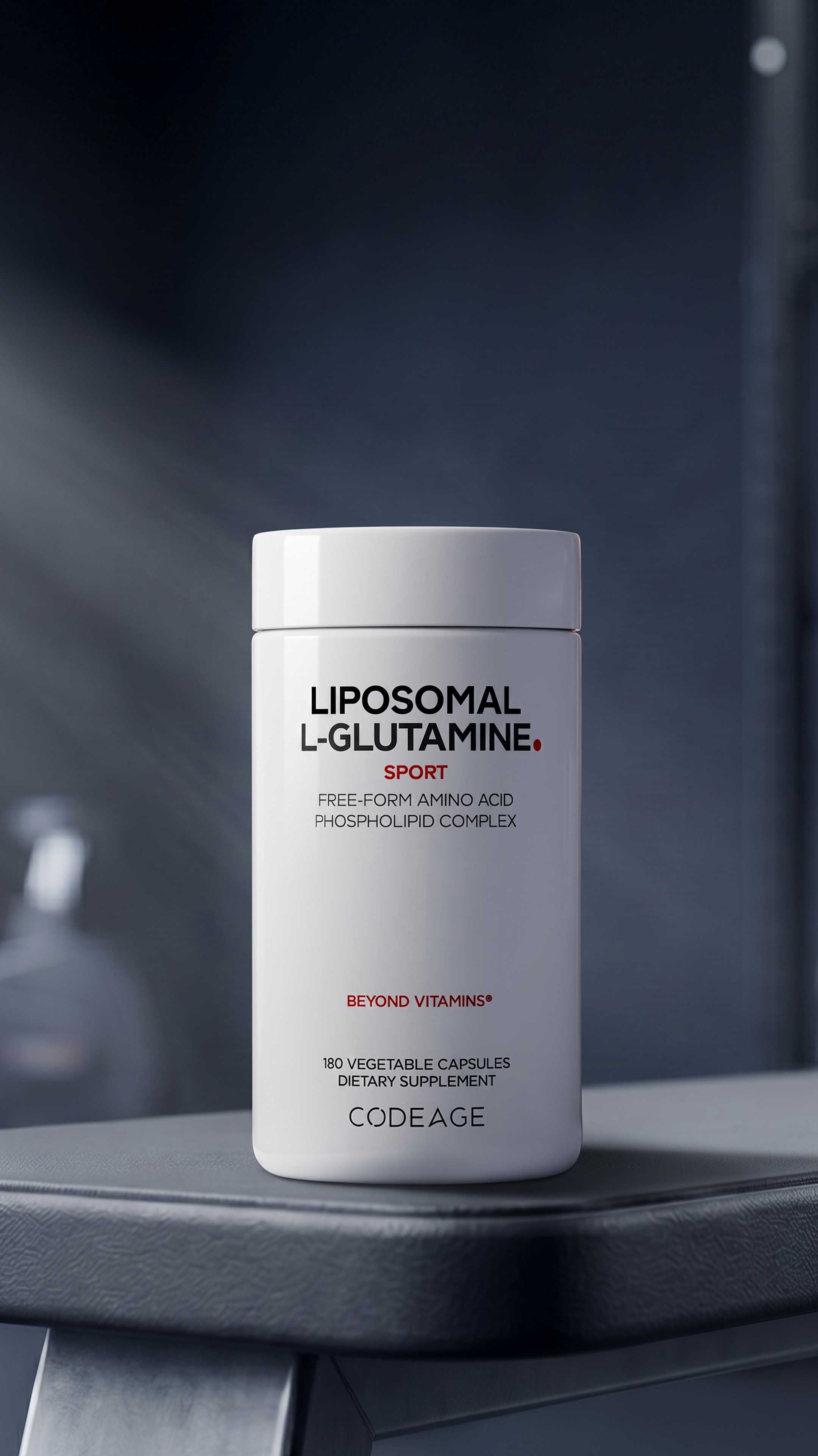 Codeage Liposomal L-Glutamine supplement free form amino acid
