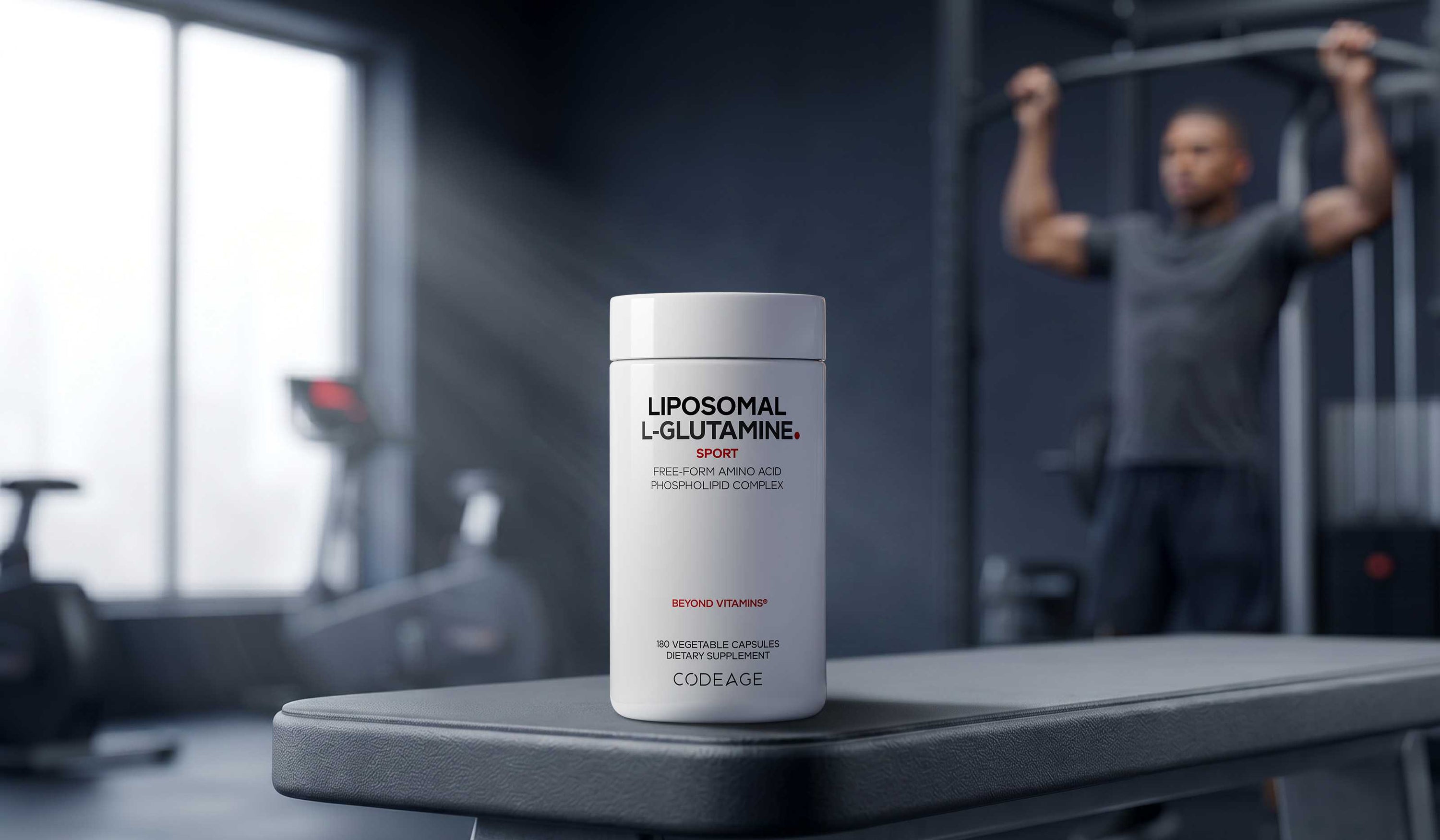 Codeage Liposomal L-Glutamine supplement free form amino acid