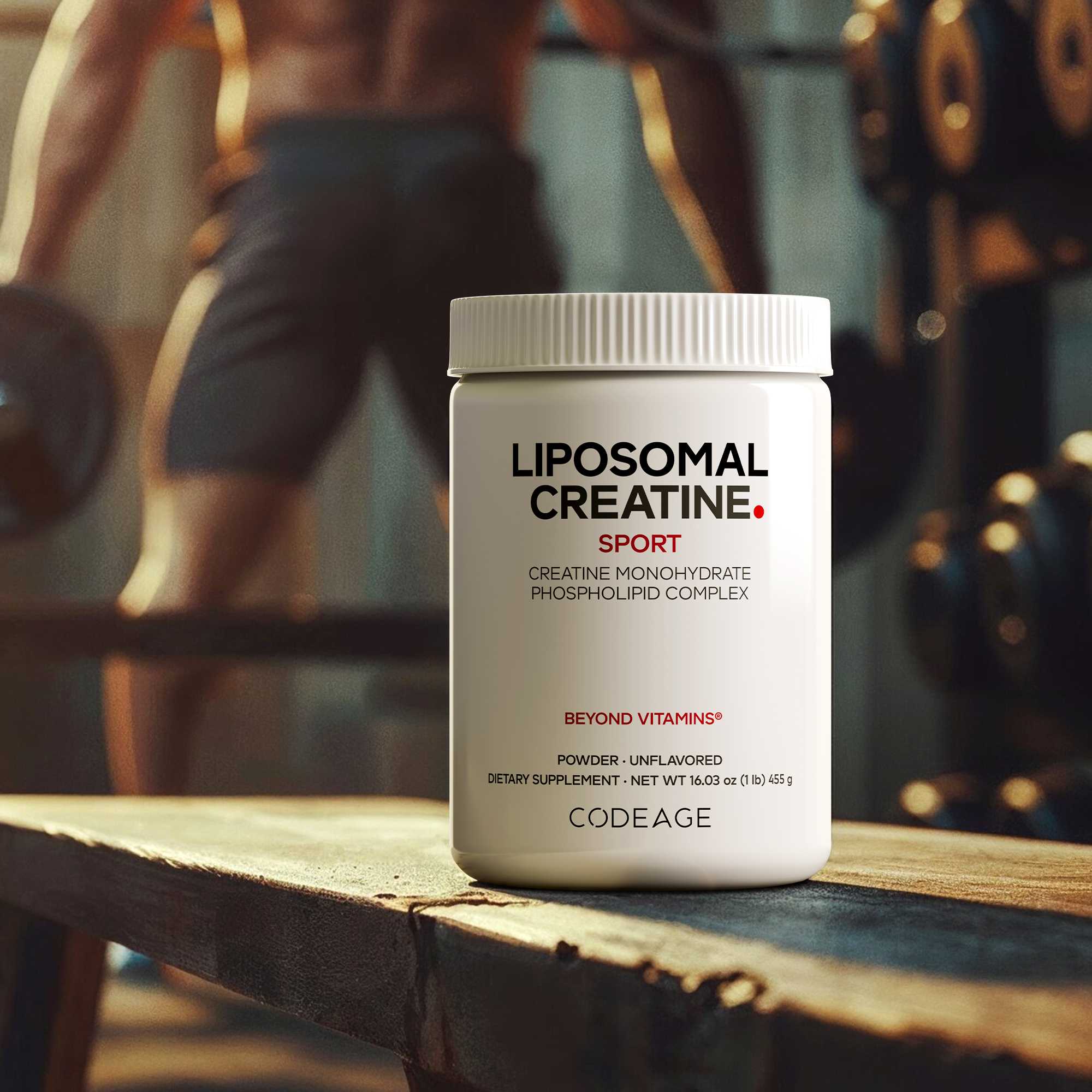 Codeage Liposomal Creatine Monohydrate Powder Supplement | 90 Servings