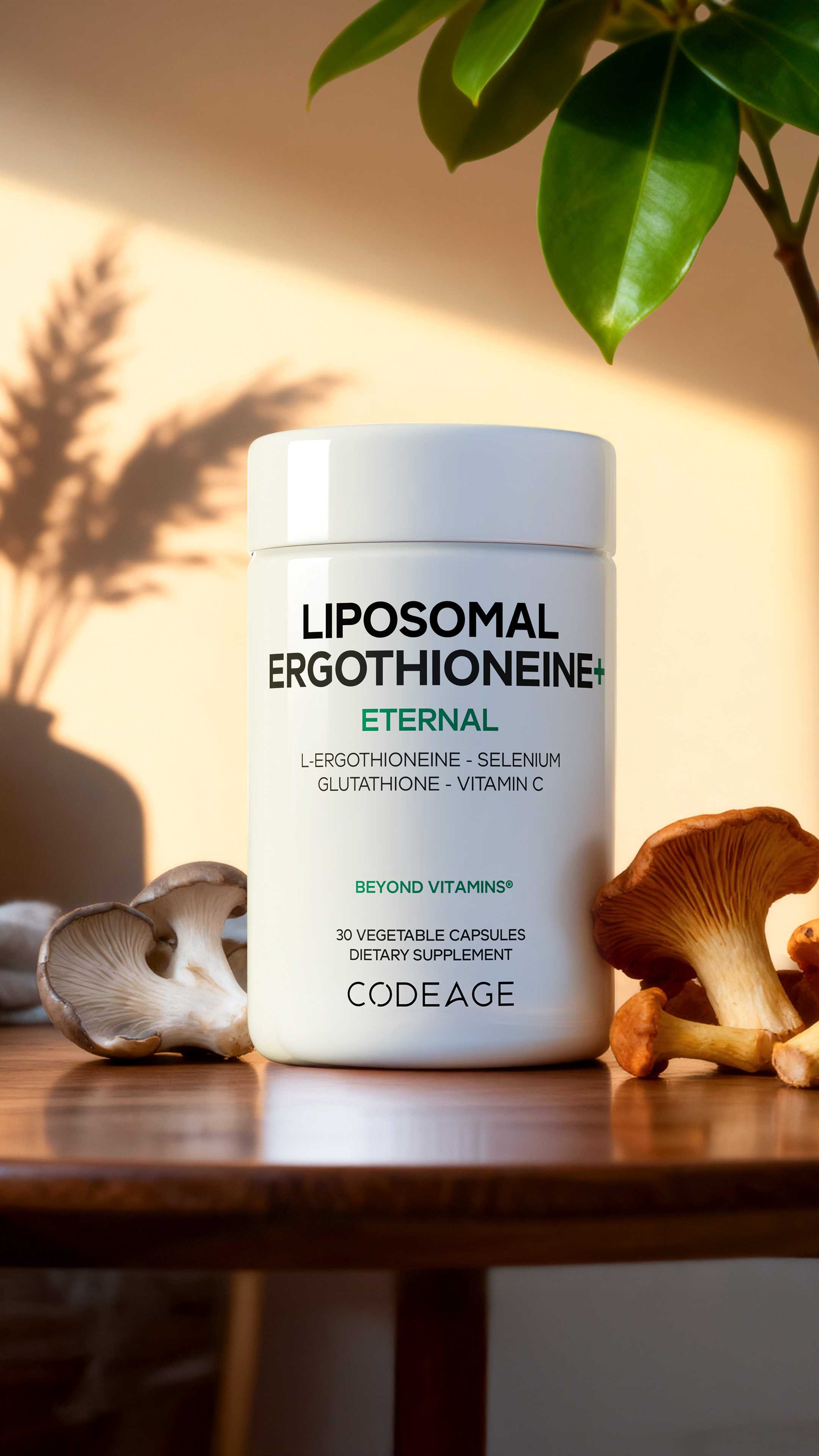 Codeage Liposomal Ergothioneine Supplement 