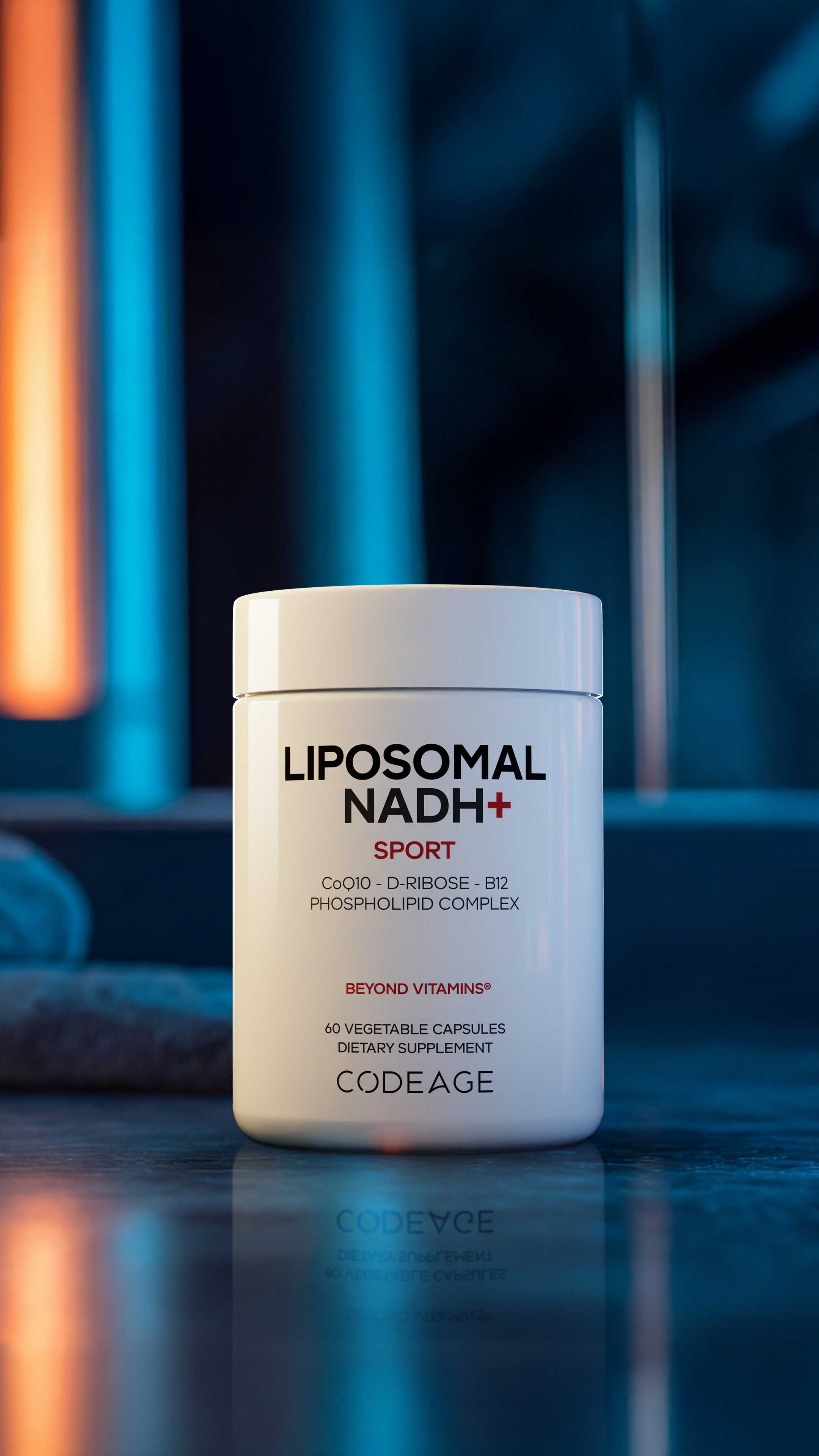 Codeage Liposomal NADH+ Supplement CoQ10 D-Ribose Vitamin B12