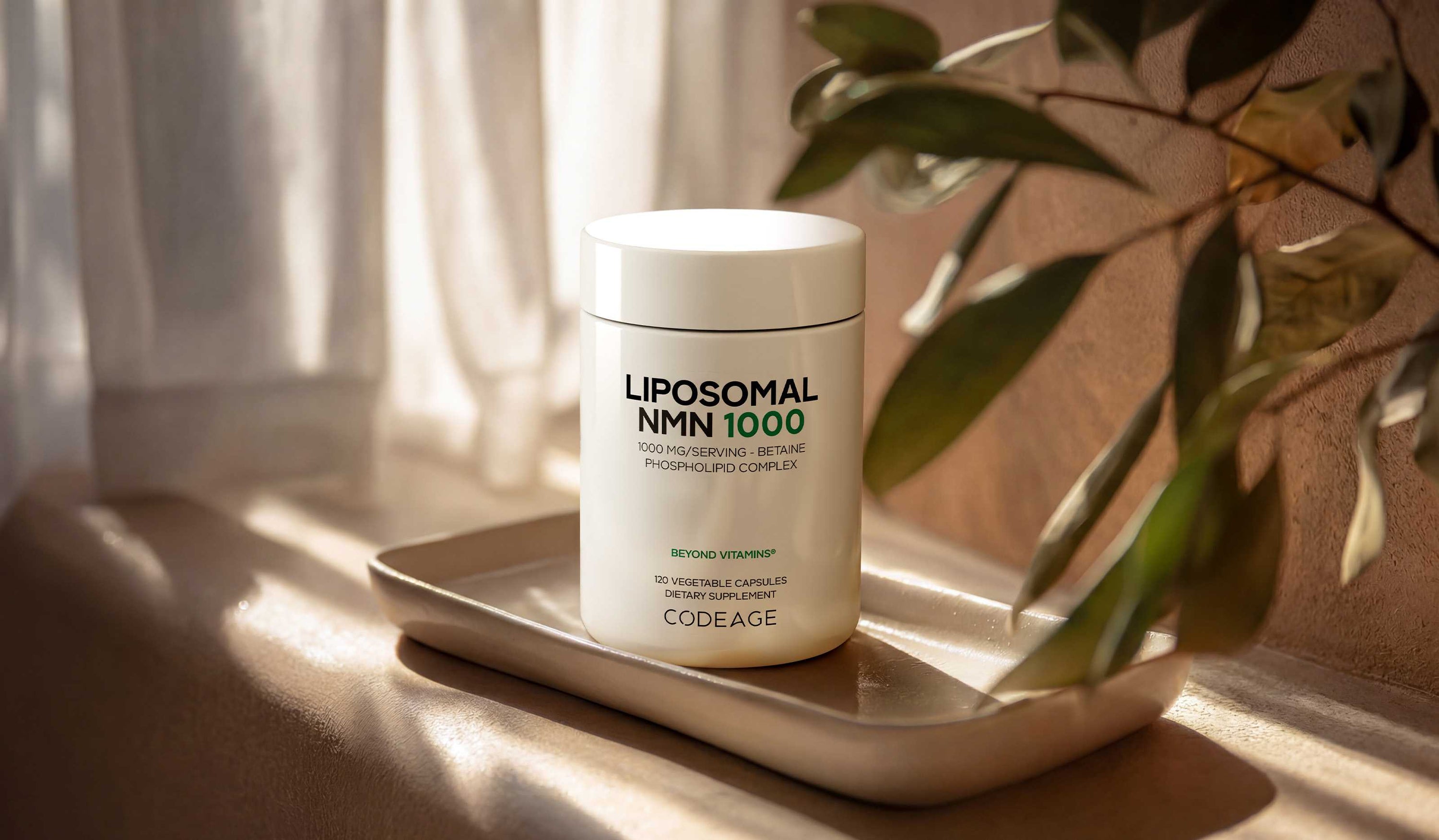 Codeage Liposomal NMN 1000 mg nicotinamide mononucleotide supplement