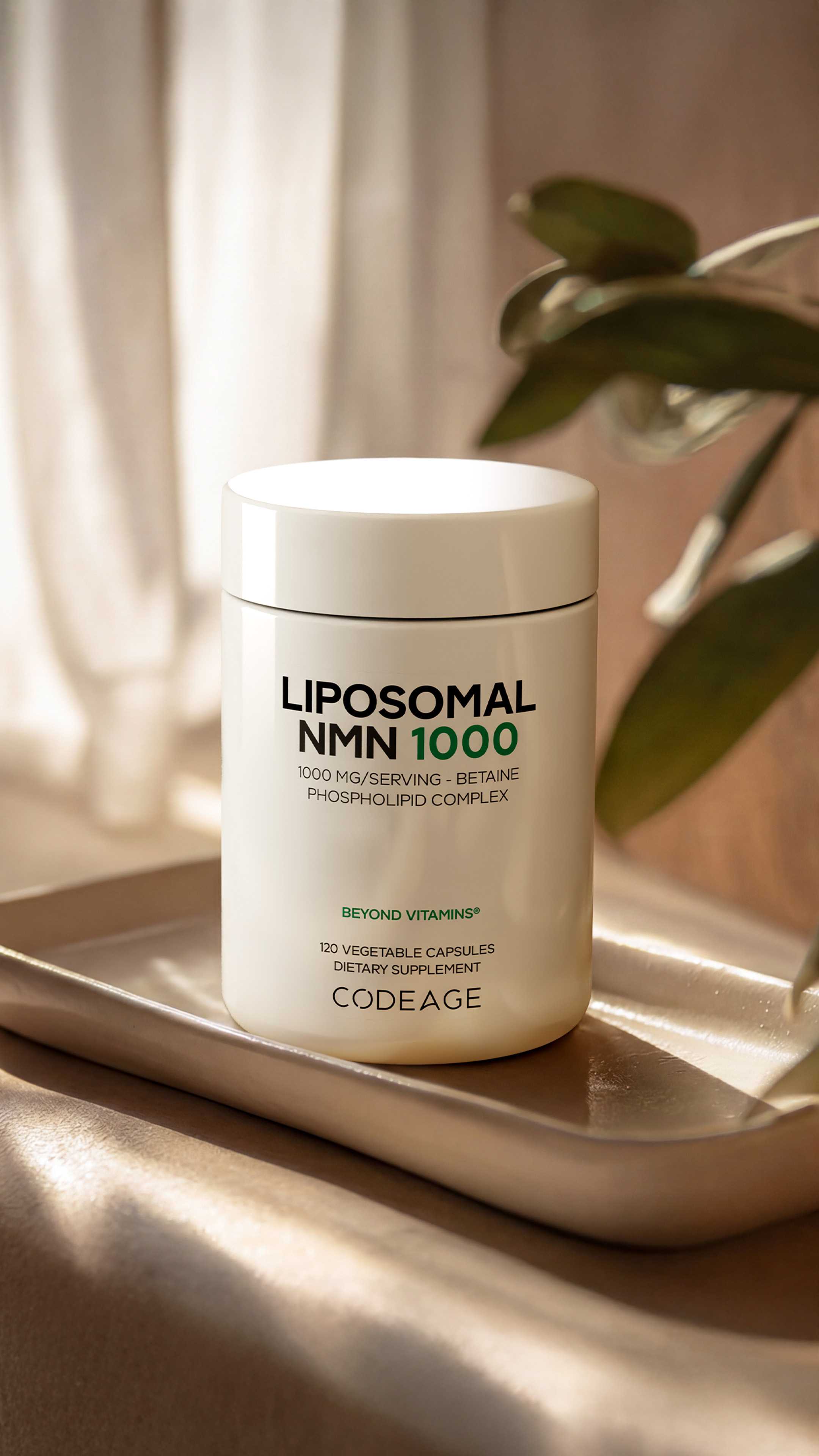 Codeage Liposomal NMN 1000 mg nicotinamide mononucleotide supplement