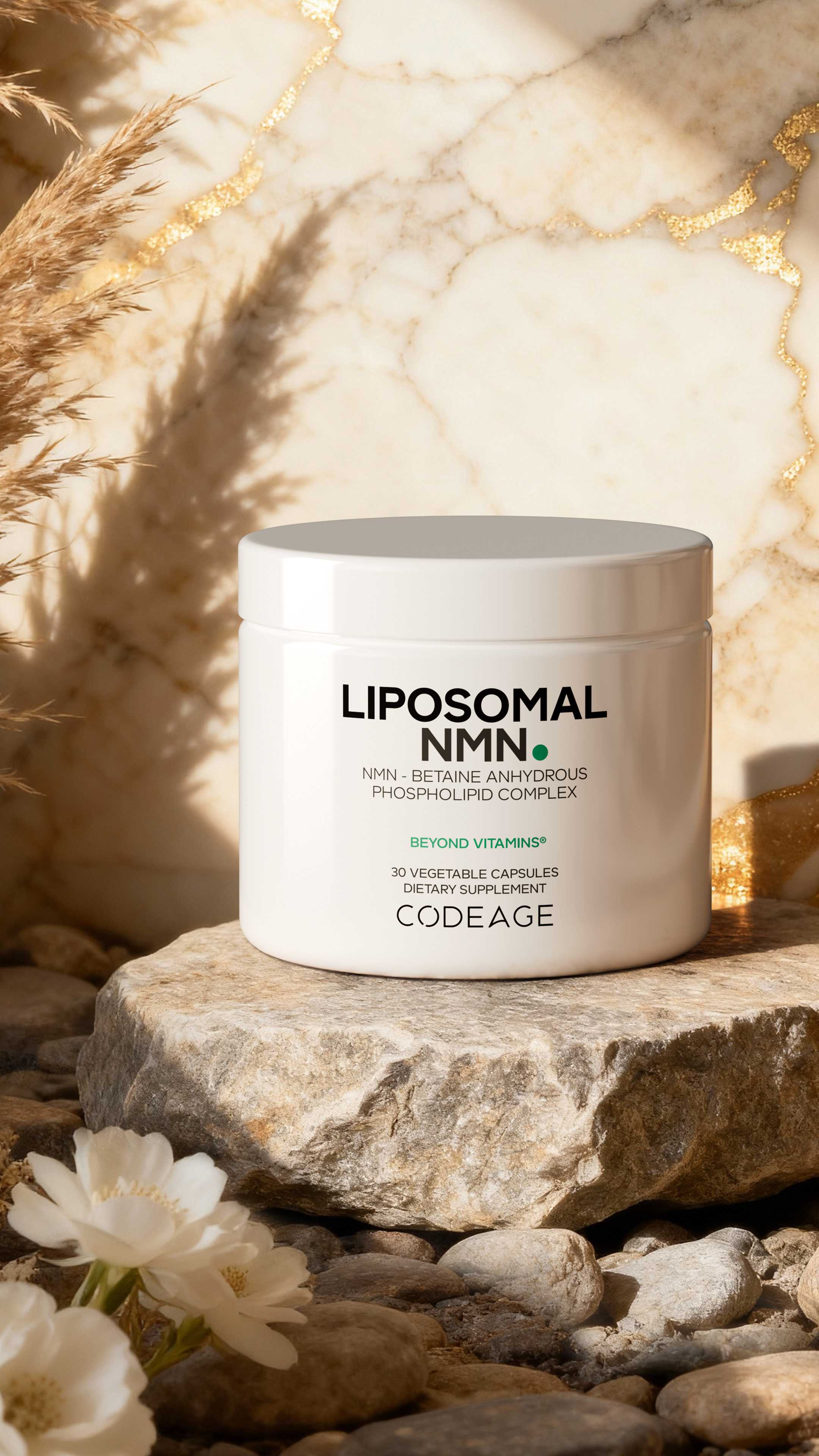 Codeage Liposomal NMN & Betaine Anhydrous TMG Supplement NAD Precursor