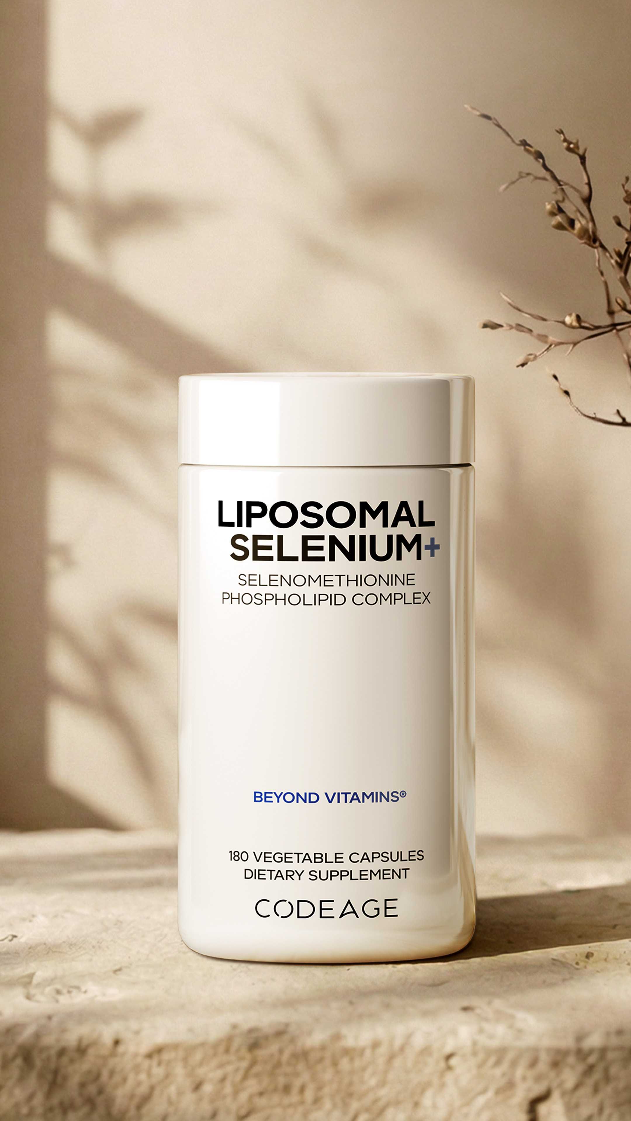 Codeage Liposomal Selenium 200 mcg Trace Mineral L