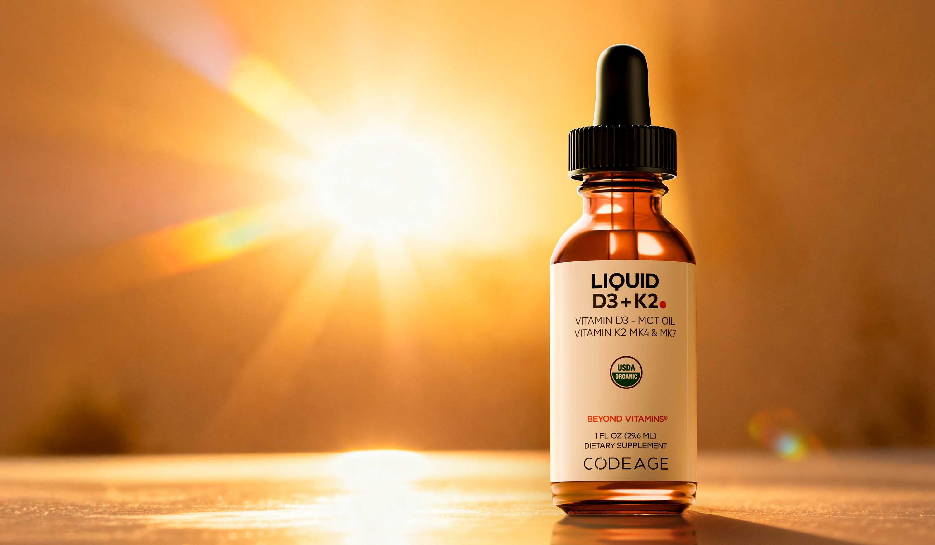 Codeage Liquid D3+K2 Vitamins