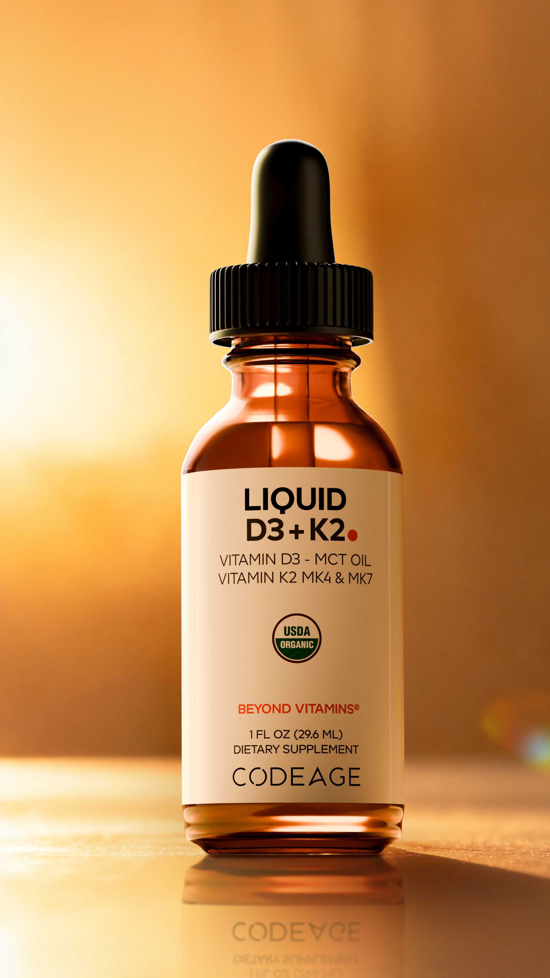 Codeage Liquid D3+K2 Vitamins