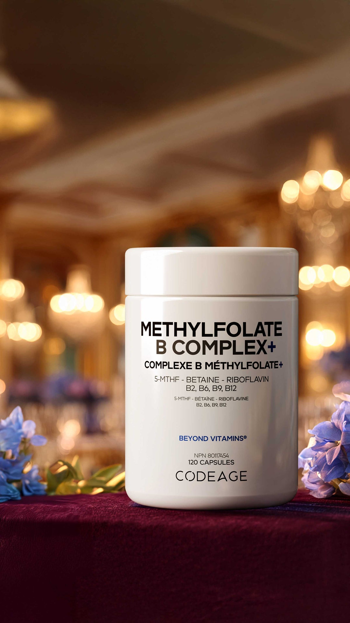 Codeage Methylfolate B Complex Methylfolate Methylcobalamin 5-MTHF ...
