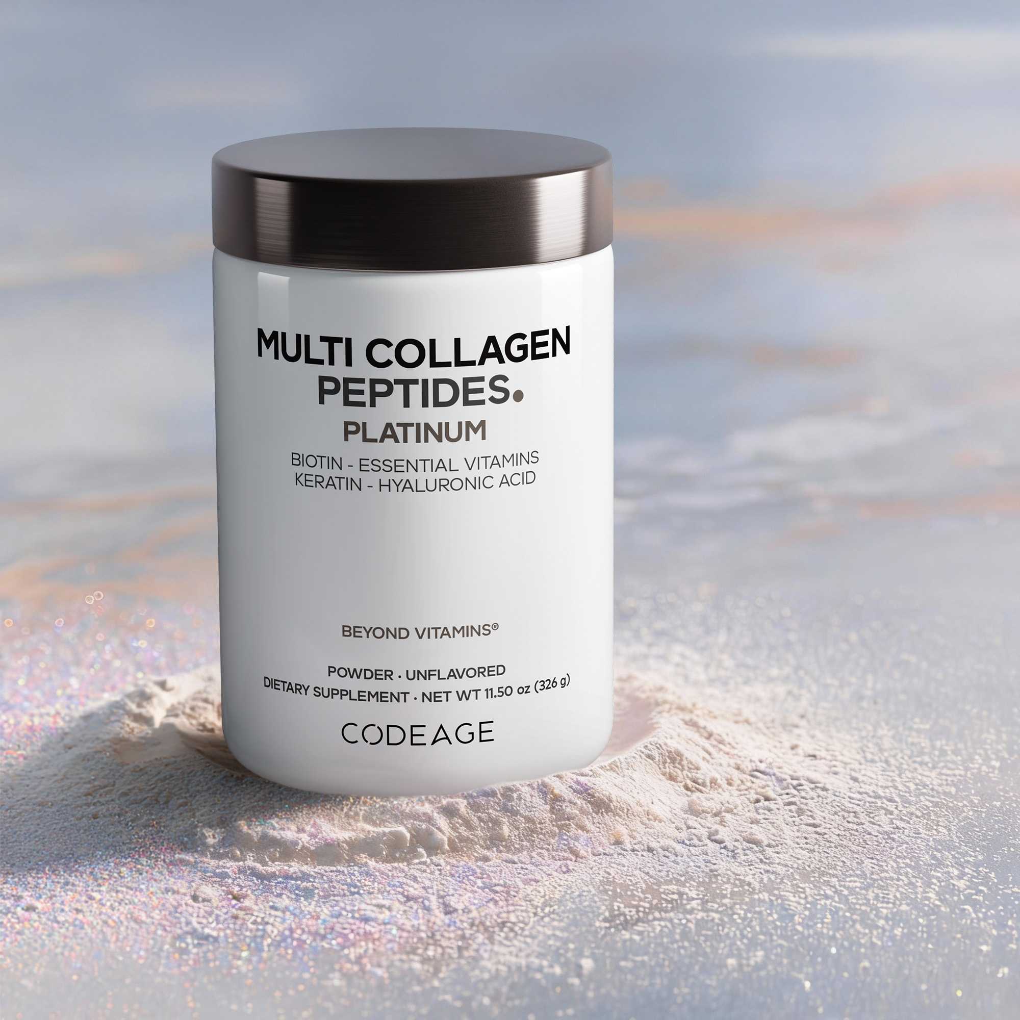 Codeage Multi Collagen Platinum Keratin Biotin Vitamin C Vitamin D