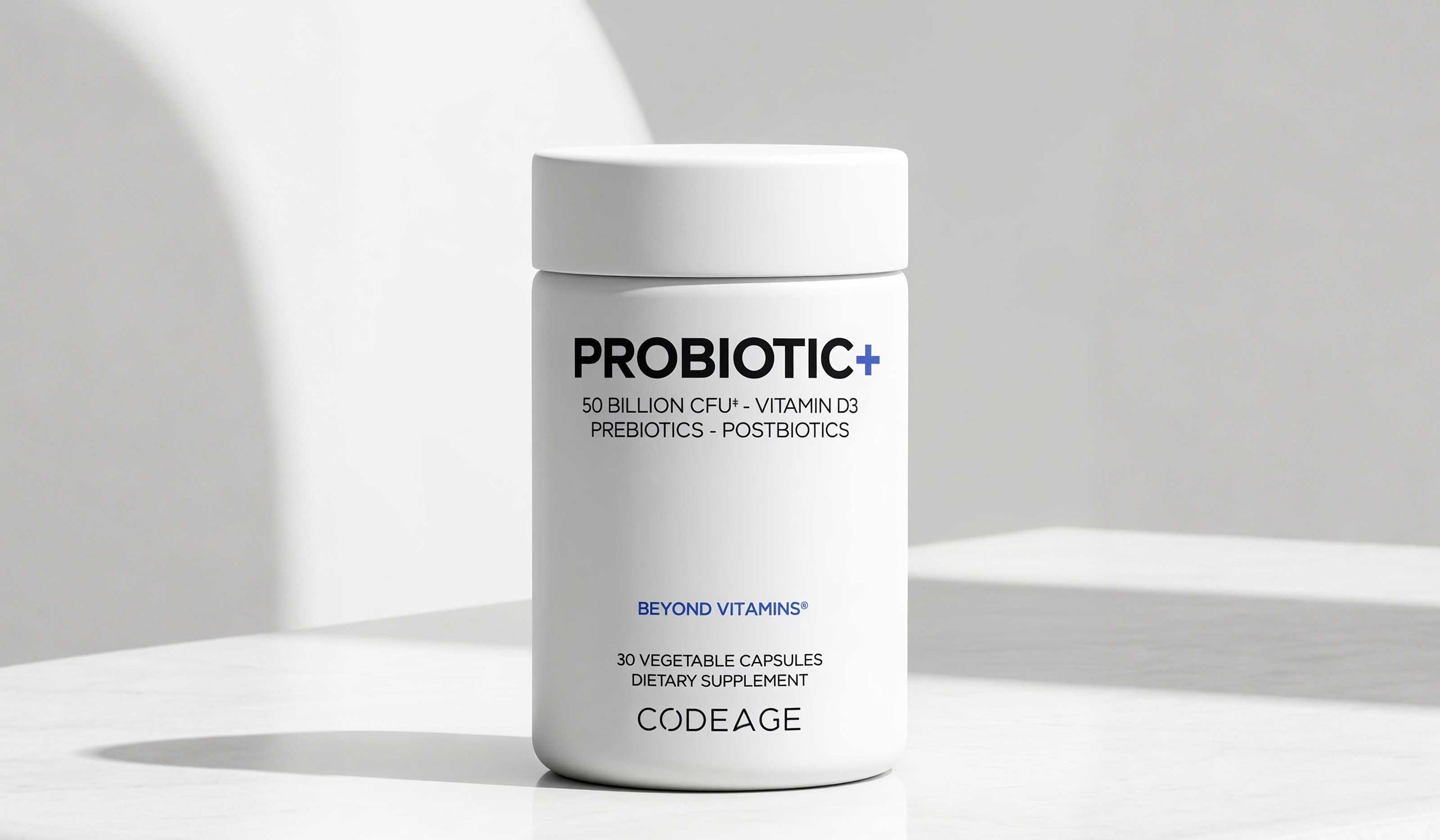 Codeage Probiotic+ 50 Billion CFU with prebiotics and postbiotics