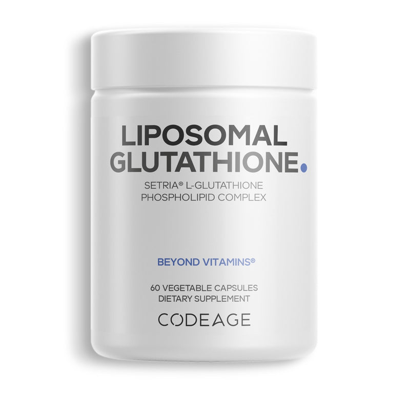 Codeage Liposomal Glutathione, Phospholipid, Non-GMO Sunflower Oil Codeage Liposomal Glutathione, Phospholipid, Non-GMO Sunflower Oil