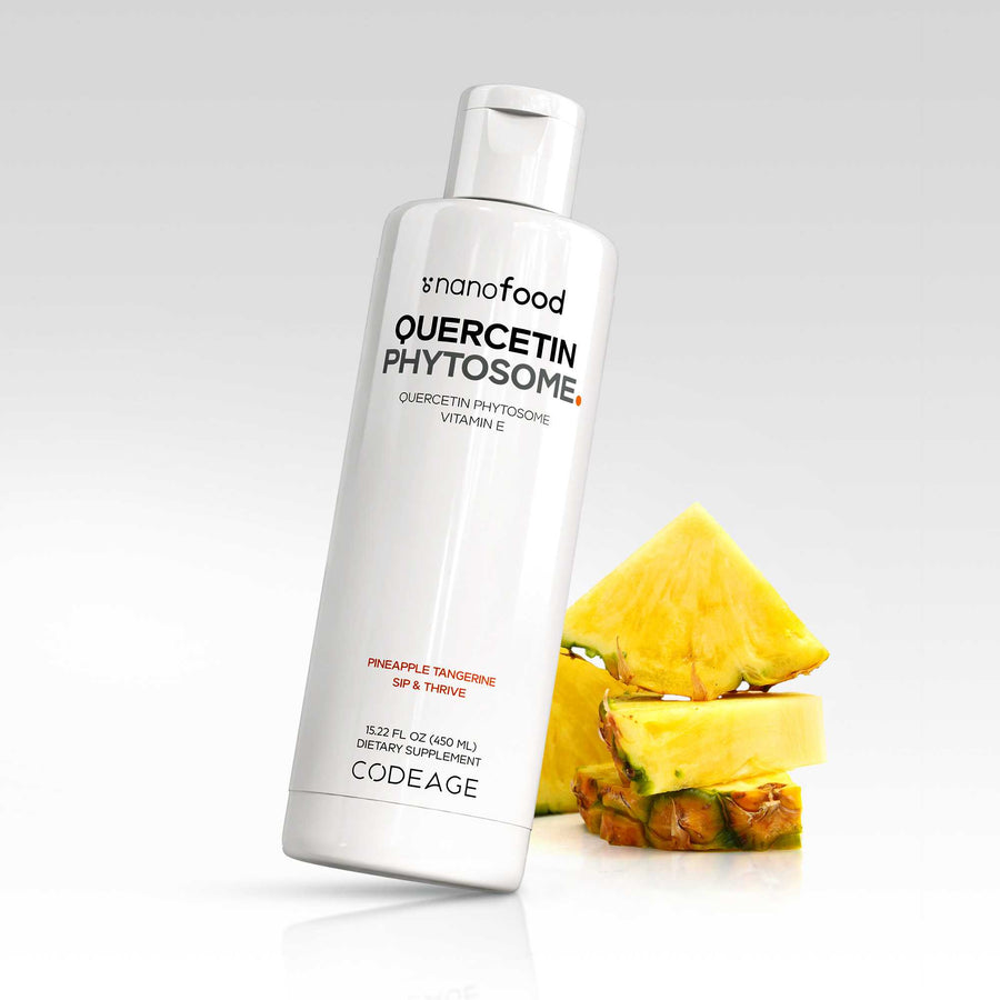 Codeage Nanofood Liquid Quercetin Phytosome Supplement