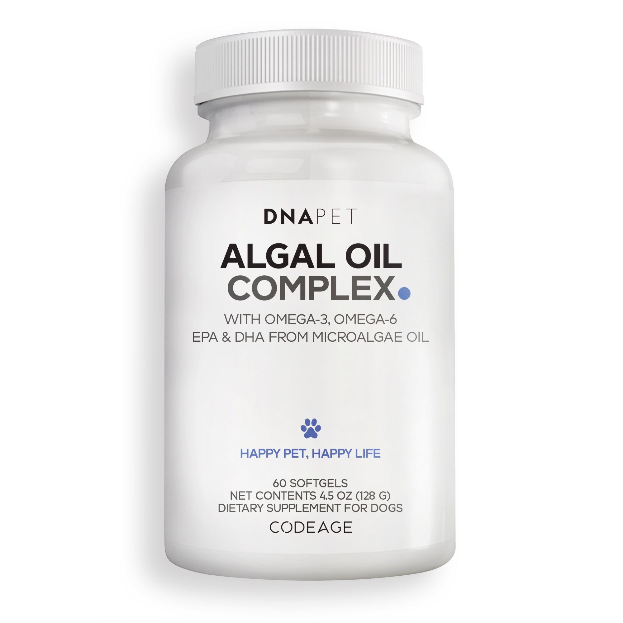 DNA PET Algal Oil Complex - Dog Supplement Omega 3 EPA DHA – Codeage