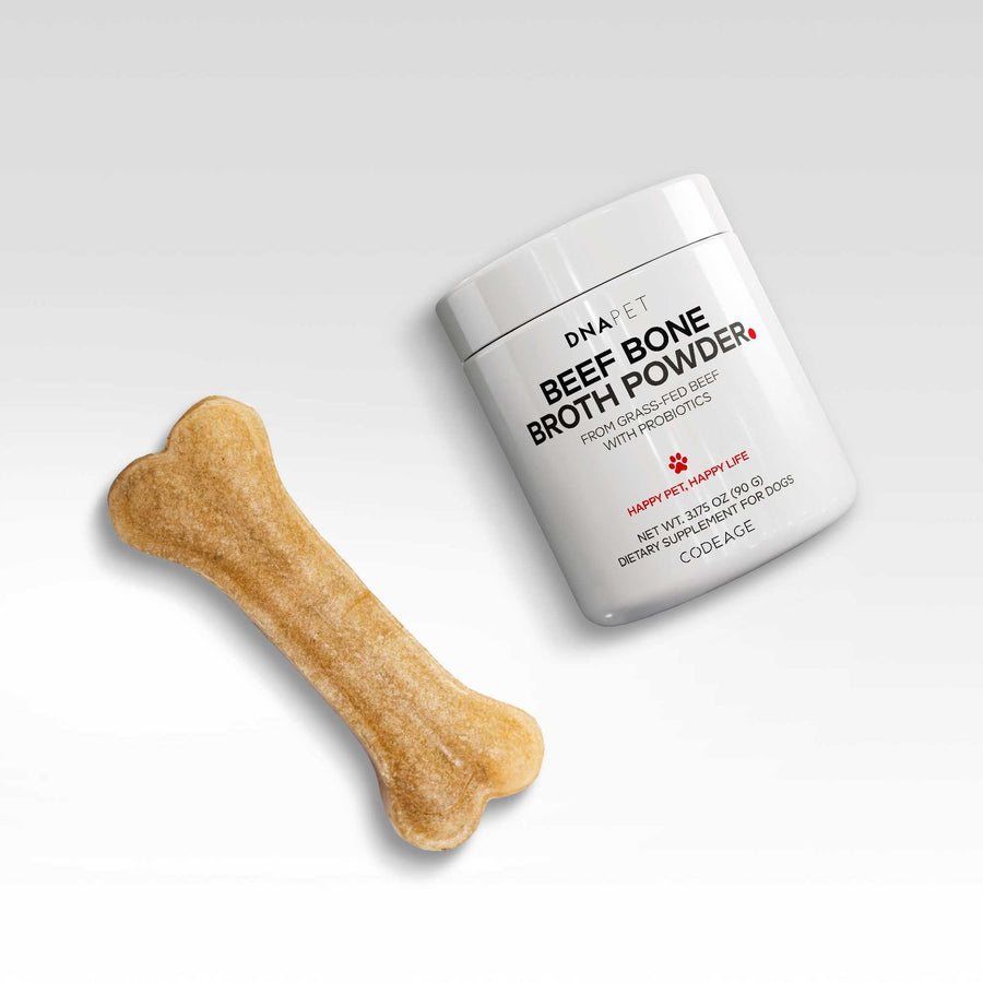 DNA PET Beef Bone Broth canine supplement with Probiotics