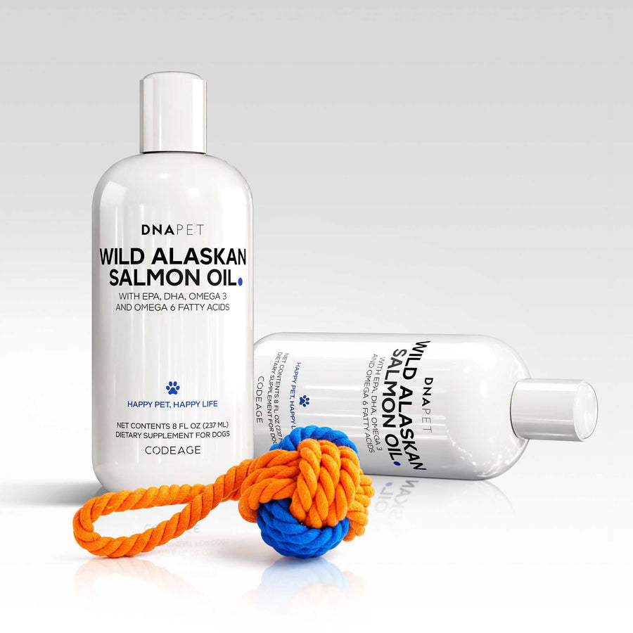 DNA PET Wild Alaskan Salmon Oil, Supplement for Dogs