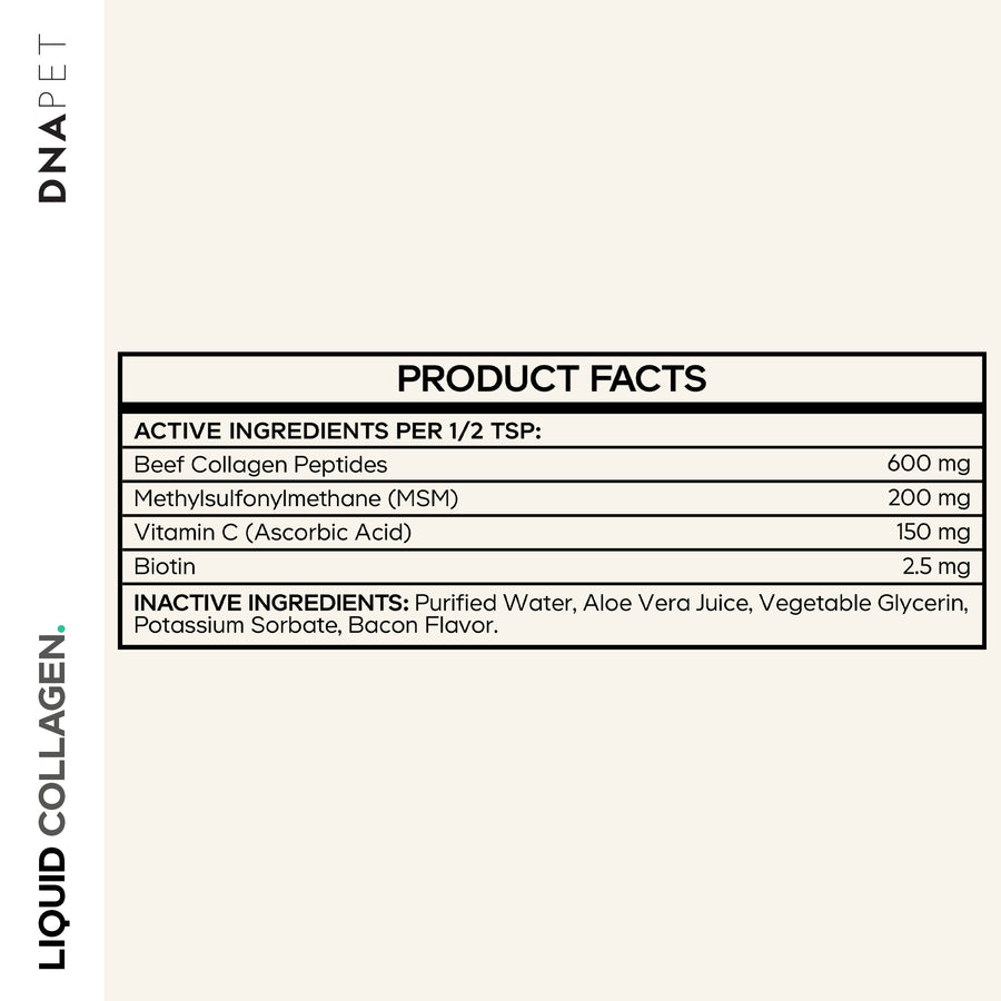 DNA PET Liquid Collagen supplement for dogs