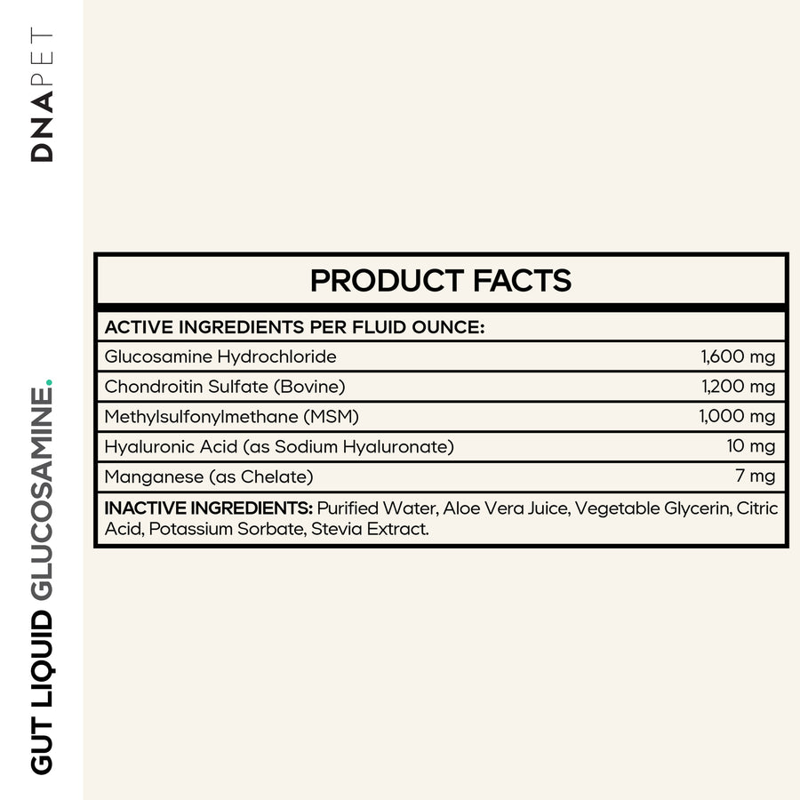 DNA Pet Liquid Glucosamine Chondroitin Supplement