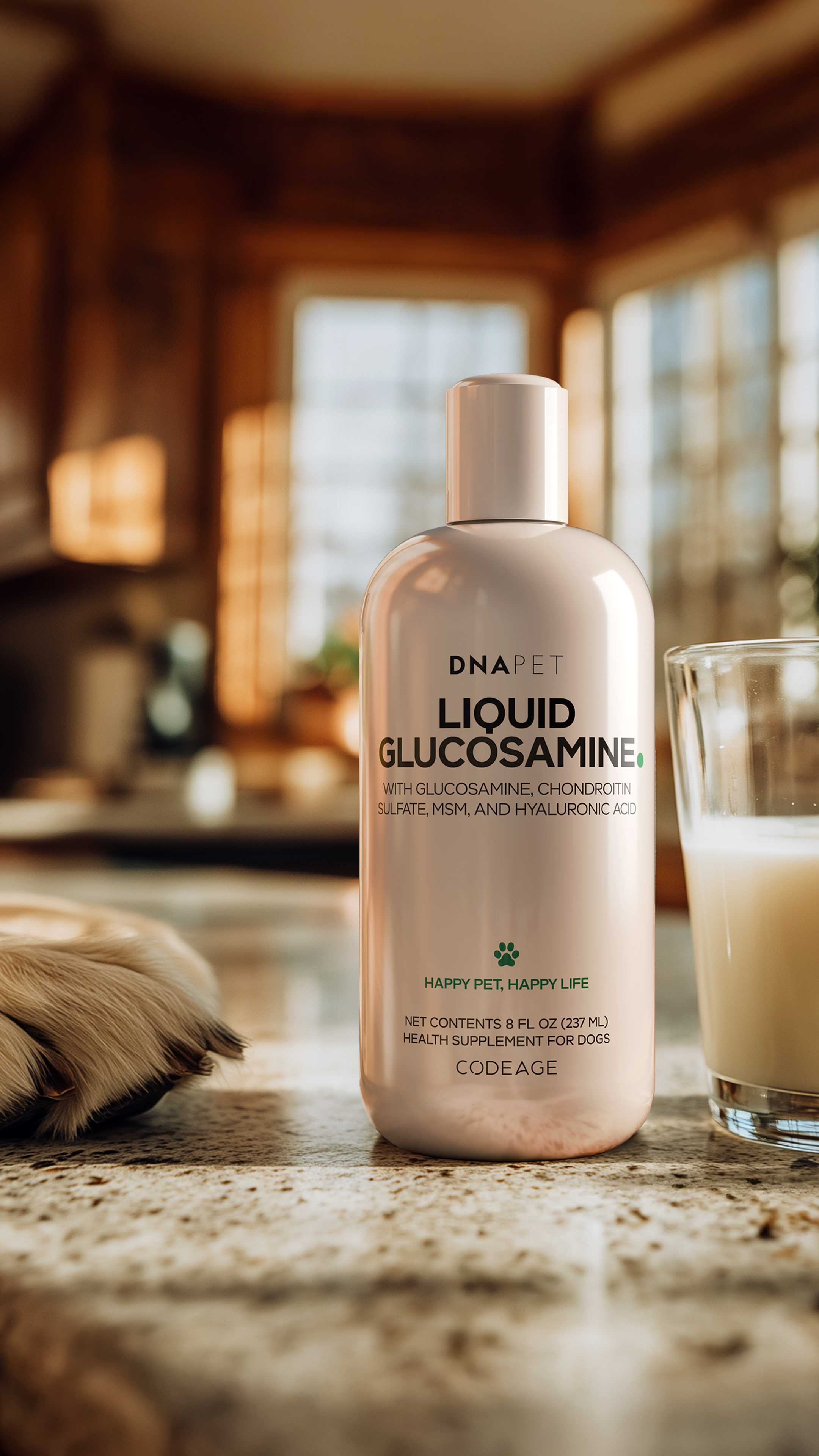 DNA Pet Liquid Glucosamine supplement for dogs