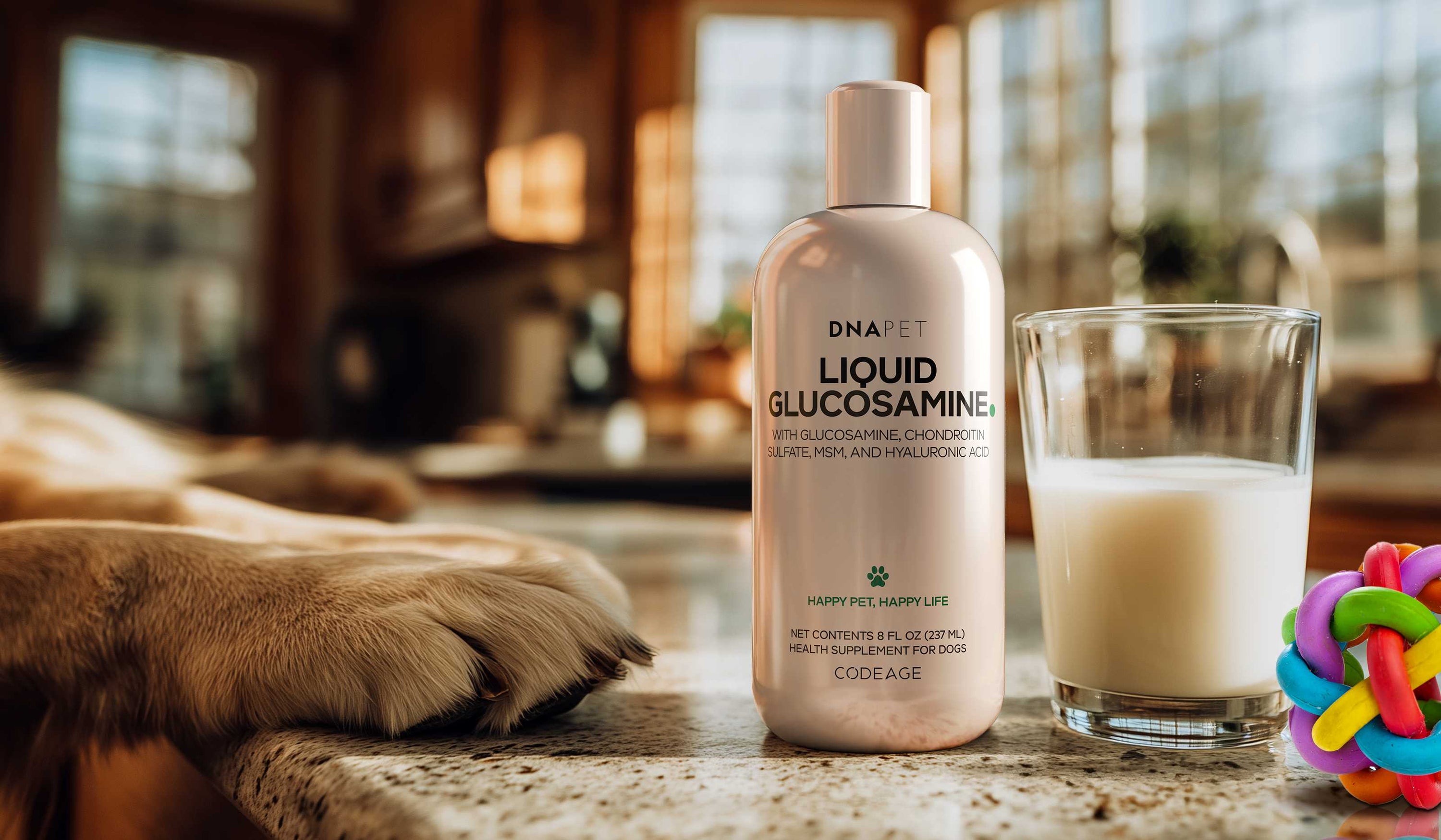 DNA Pet Liquid Glucosamine supplement for dogs