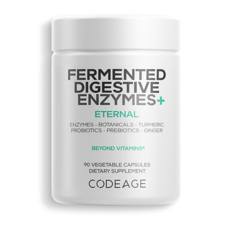 Codeage Fermented Enzymes Probiotics Prebiotics Supplement 