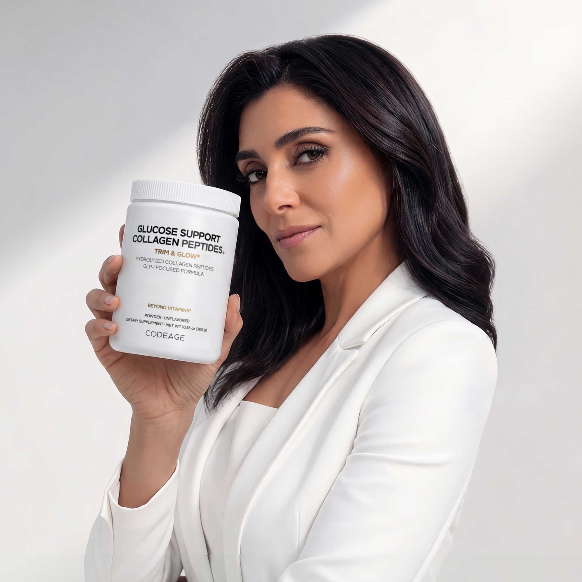 Codeage GLP-1 Collagen Peptides Women Portrait