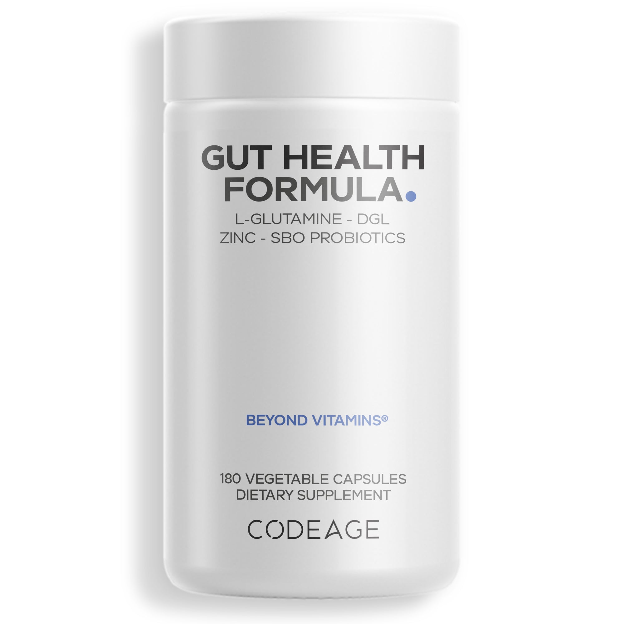 Gut Health Supplement L-Glutamine DGL Probiotics Capsules - Codeage