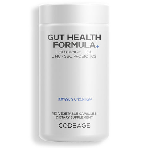 Codeage Gut Health L Glutamine Probiotics Prebiotic Supplement Digestion Digestive Capsule 