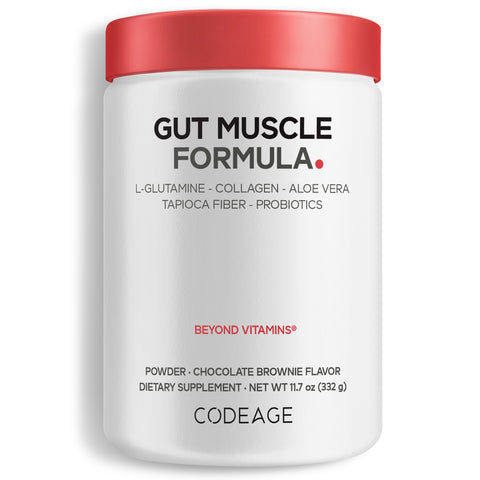 Codeage Gut Muscle Supplement, probiotics and collagen