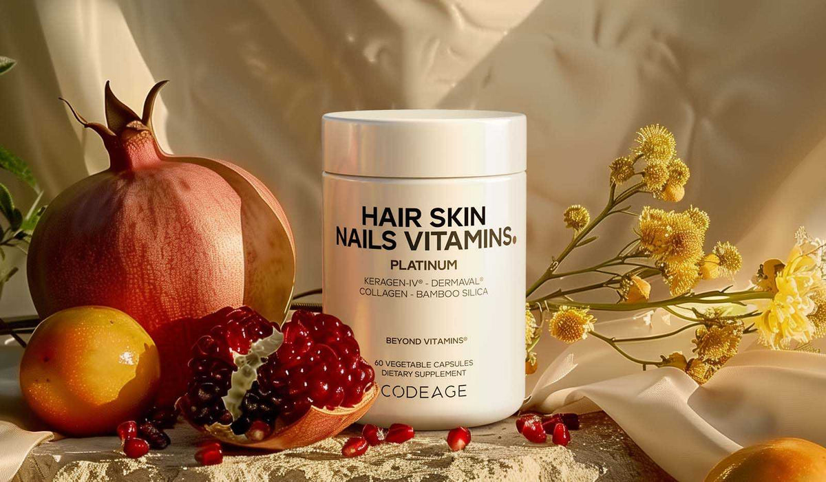Codeage Hair Skin Nails Vitamins Platinum – Dermaval®, KeraGEN-IV ...