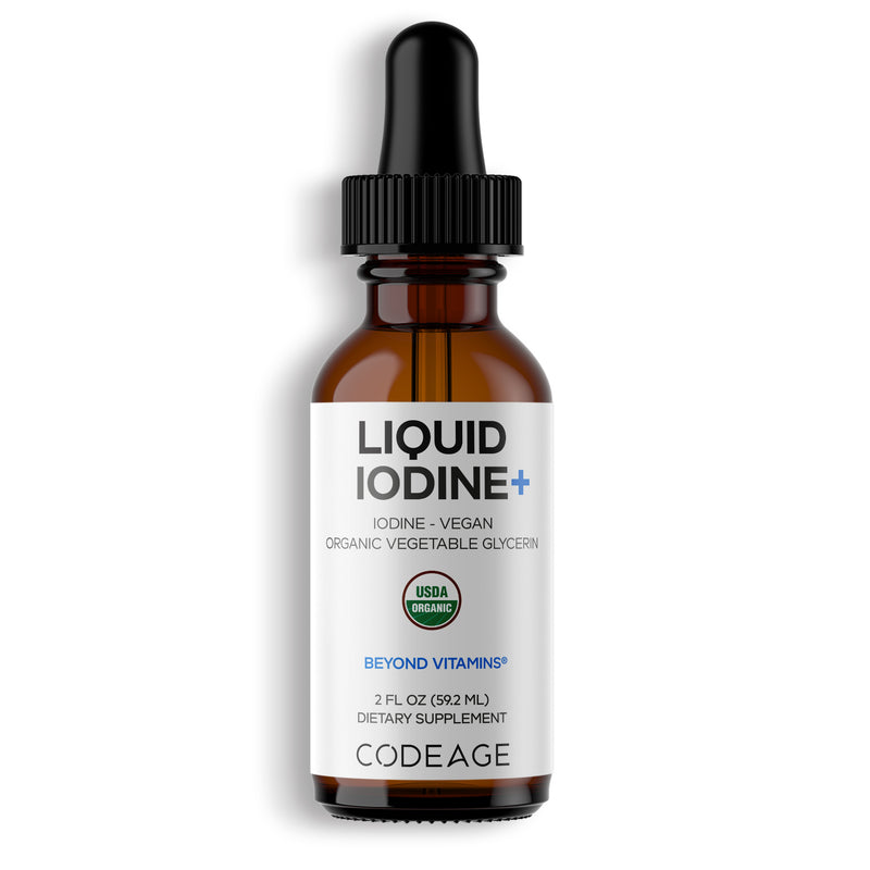 Codeage Liquid Iodine USDA Certified Organic Supplement