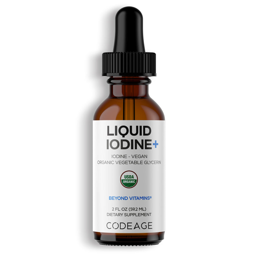 Codeage Liquid Iodine USDA Certified Organic Supplement