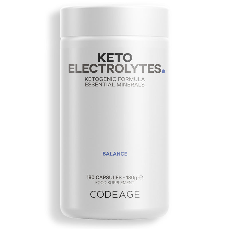 Codeage Keto Electrolytes Keto Diet Low Carbs Diet Mineral Supplement 