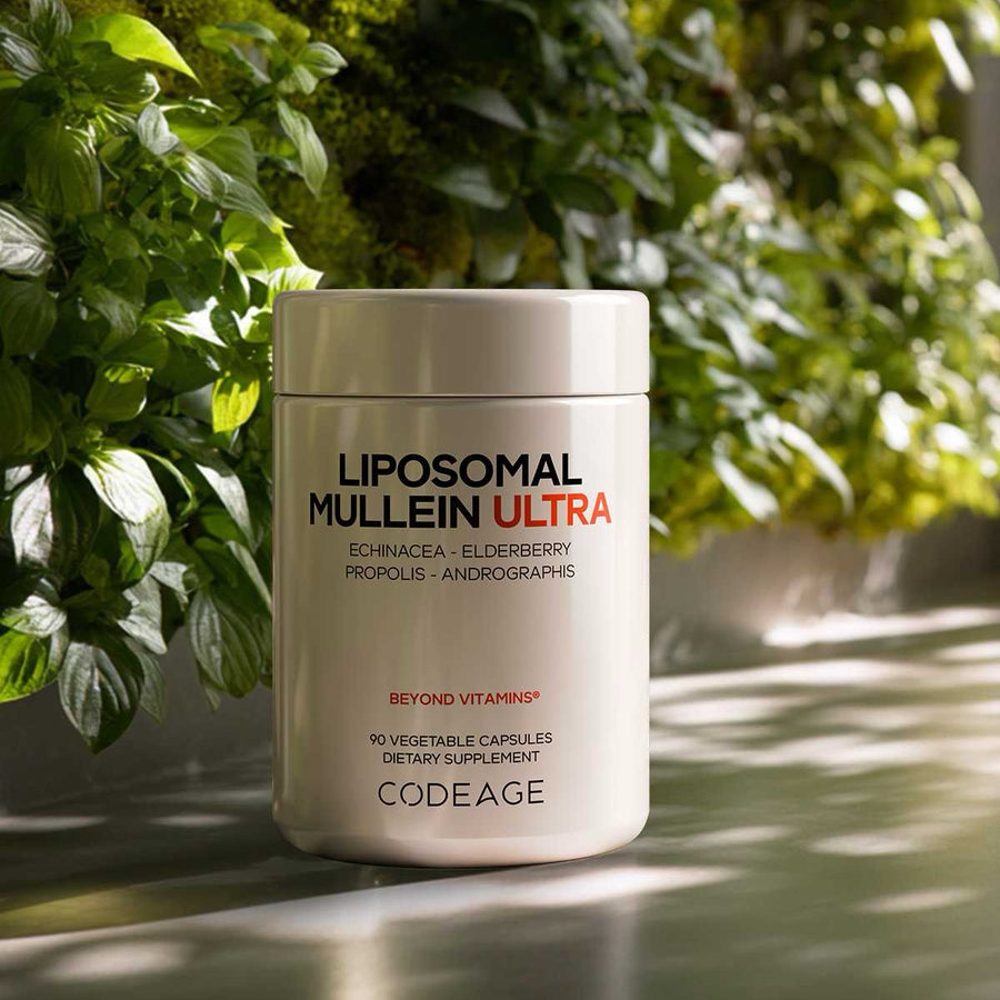 Codeage Liposomal Mullein Ultra Echinacea Elderberry Supplement