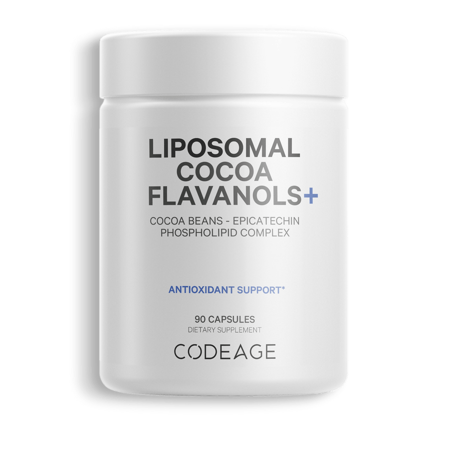 Codeage Liposomal Cocoa Flavanols Supplement - Epicatechin Cocoa Beans Flavonoids