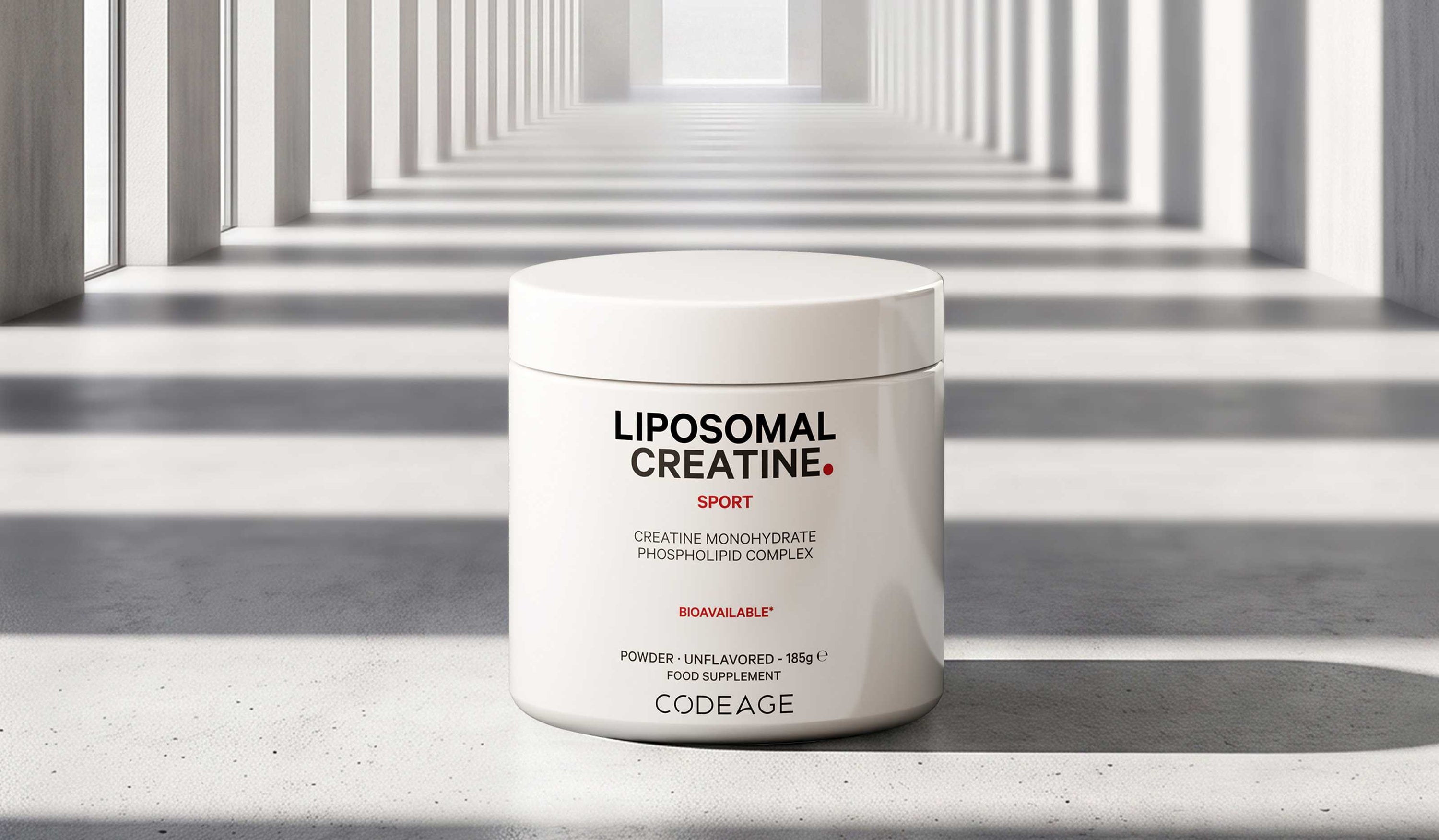 Codeage Liposomal Creatine supplement, creatine monohydrate powder