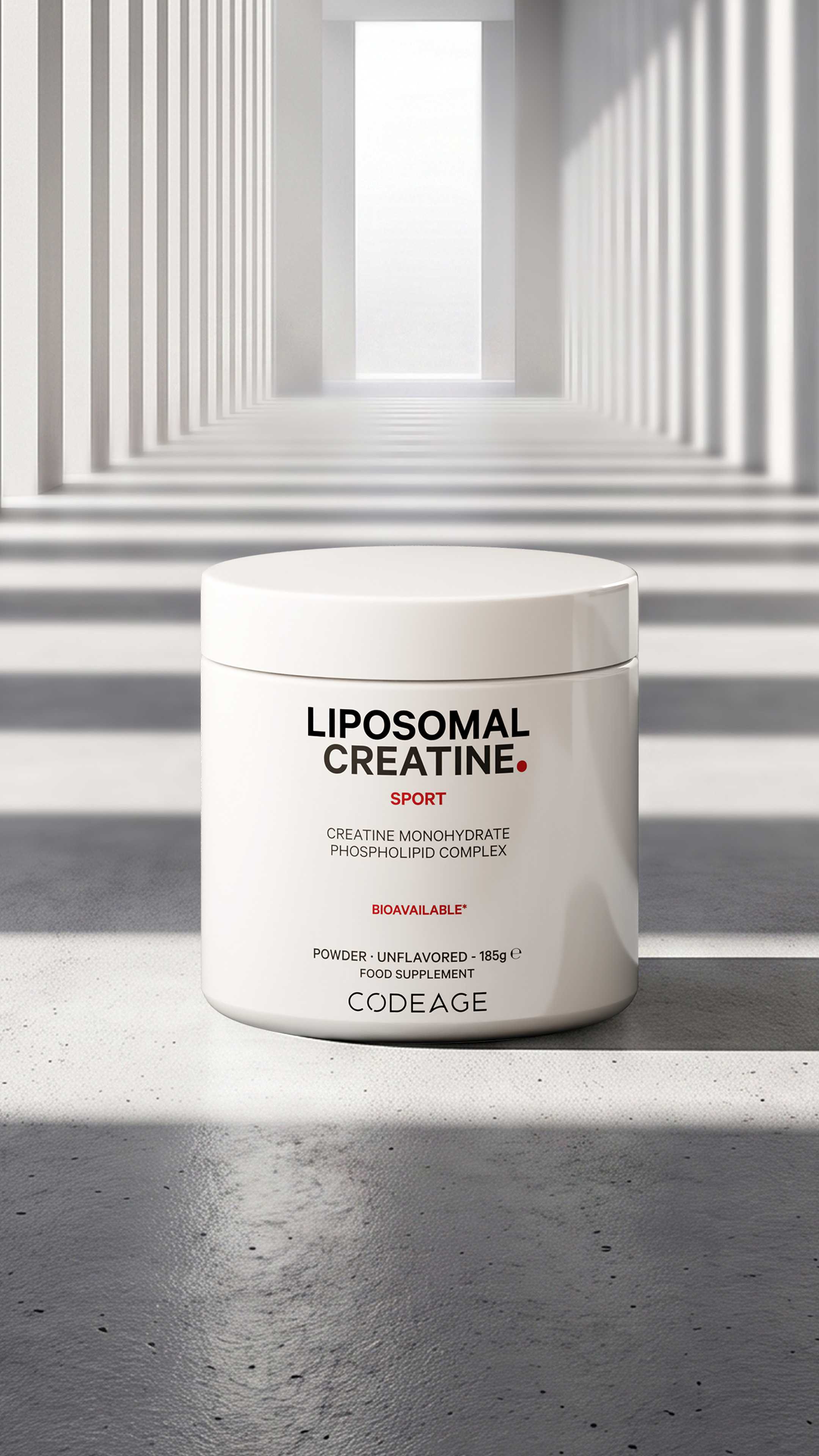 Codeage Liposomal Creatine supplement, creatine monohydrate powder