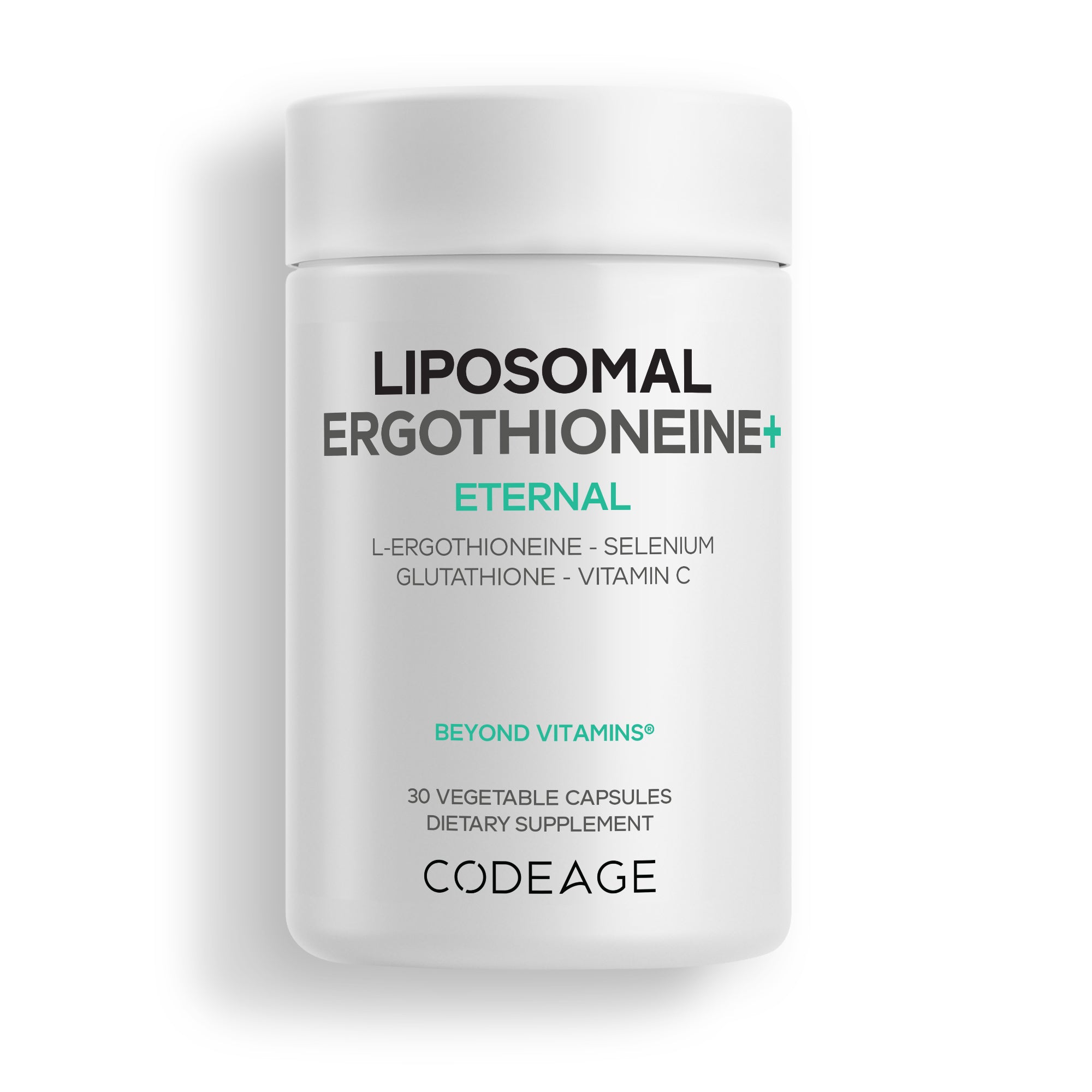 Codeage Liposomal Ergothioneine+ Supplement with Gluthathione and Selenium