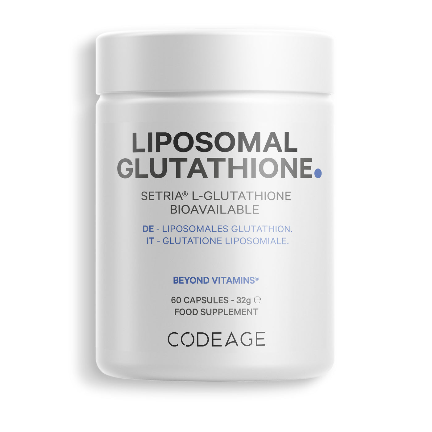 Codeage Liposomal Glutathione Supplement, Setria L-Glutathione