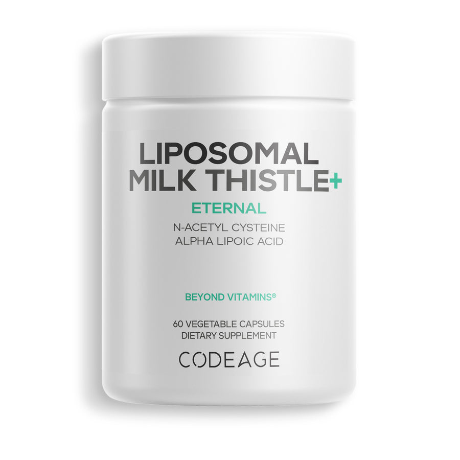 Codeage Liposomal Milk Thistle+ Supplement - NAC & Alpha Lipoic Acid Codeage Liposomal Milk Thistle+ Supplement - NAC & Alpha Lipoic Acid
