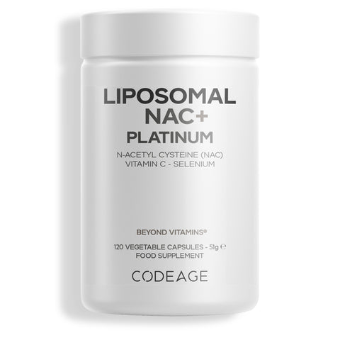 Codeage Liposomal NAC+ Platinum, N-Acetyl L-Cysteine supplement, NAC.