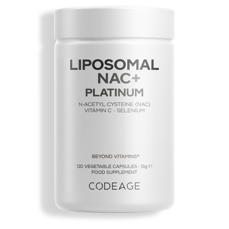 Codeage Liposomal NAC+ Platinum, N-Acetyl L-Cysteine supplement, NAC.