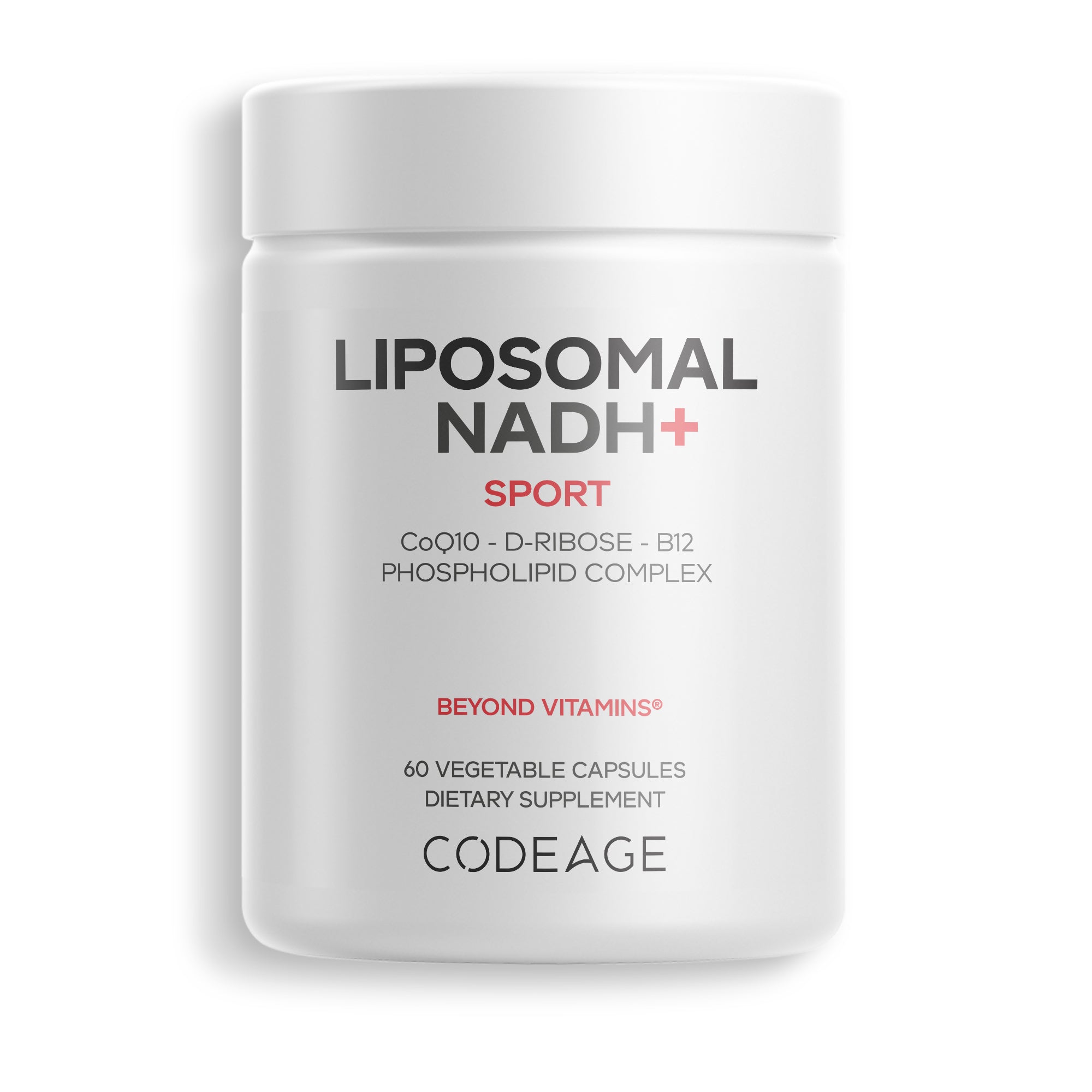Codeage Liposomal NADH+ Supplement CoQ10 D-Ribose Vitamin B12