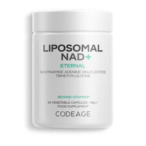 Codeage Liposomal NAD+ supplement, nicotinamide adenine dinucleotide (NAD) with Betaine (Trimethylglycine)