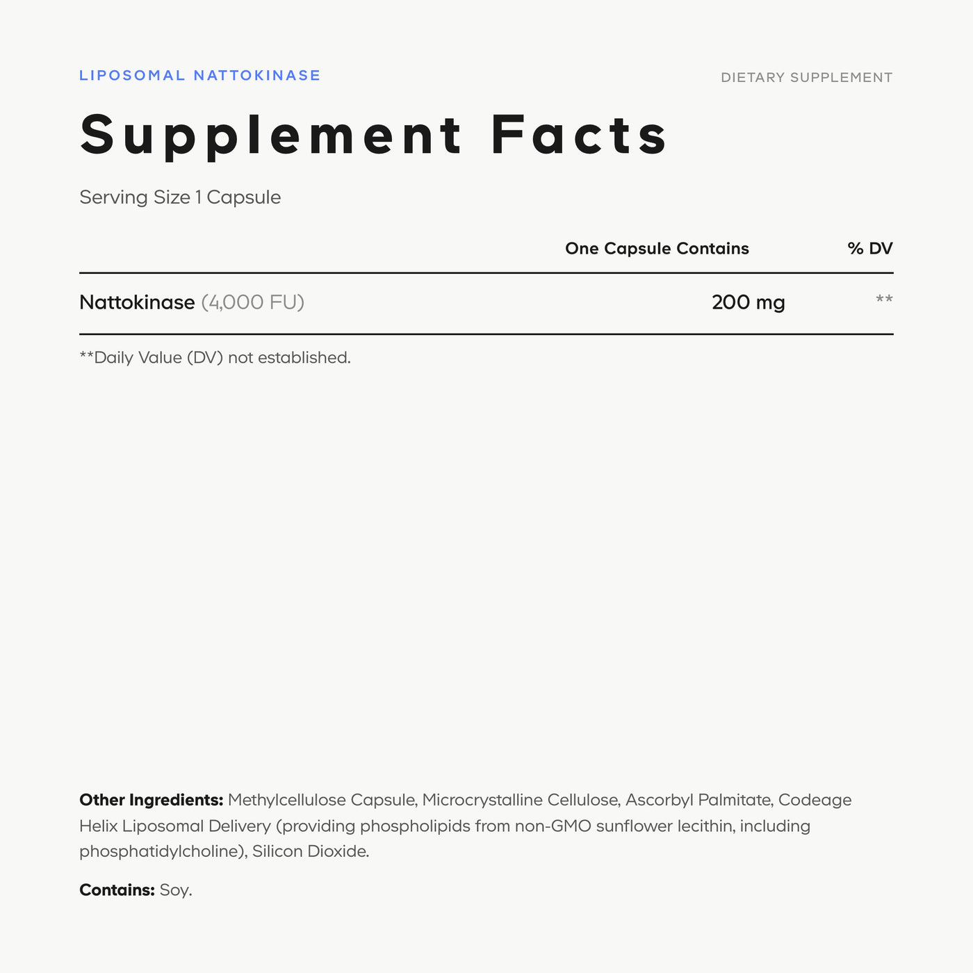 Liposomal Nattokinase