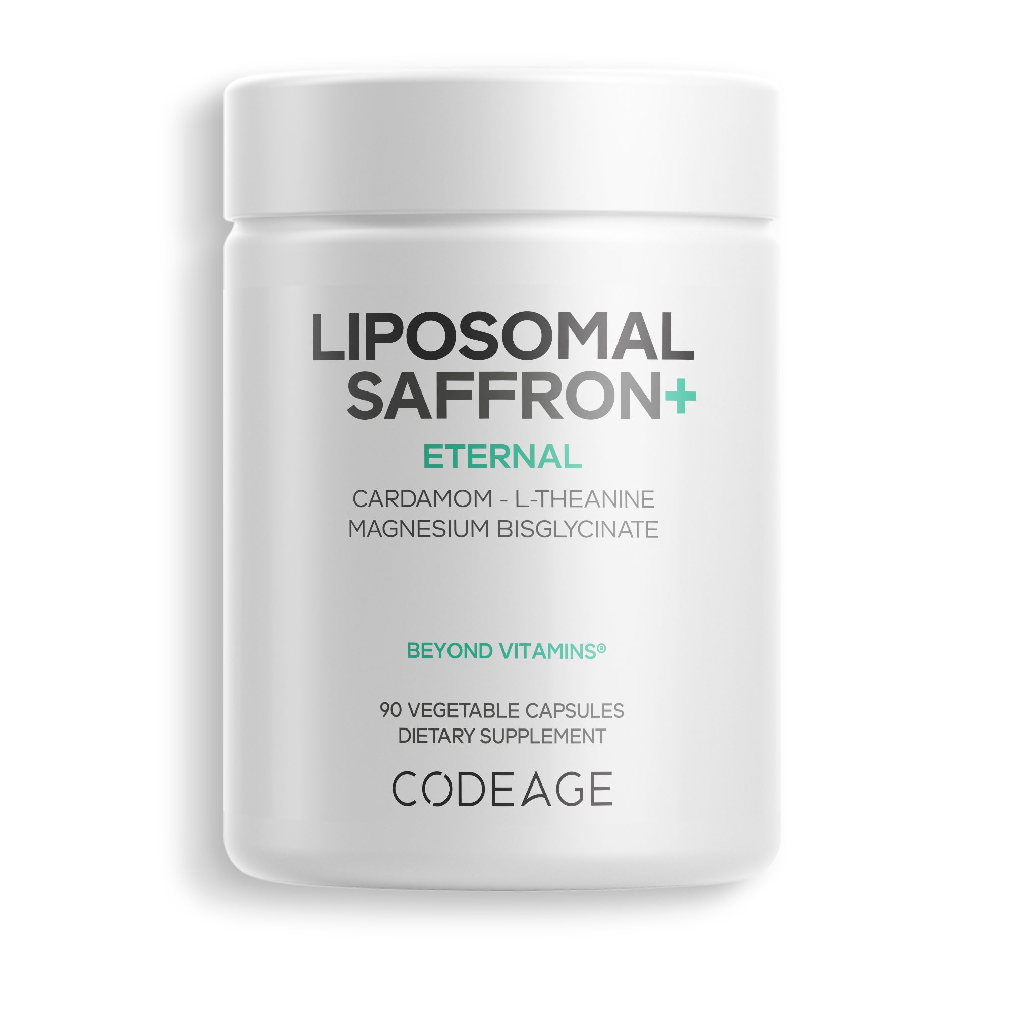 Codeage Liposomal Saffron+ supplement with Saffron flower extract, L-Theanine, Magnesium and Cardamom
