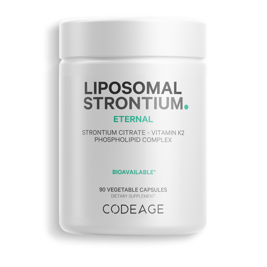 Codeage Liposomal Strontium supplement - strontium Citrate Vitakin K2