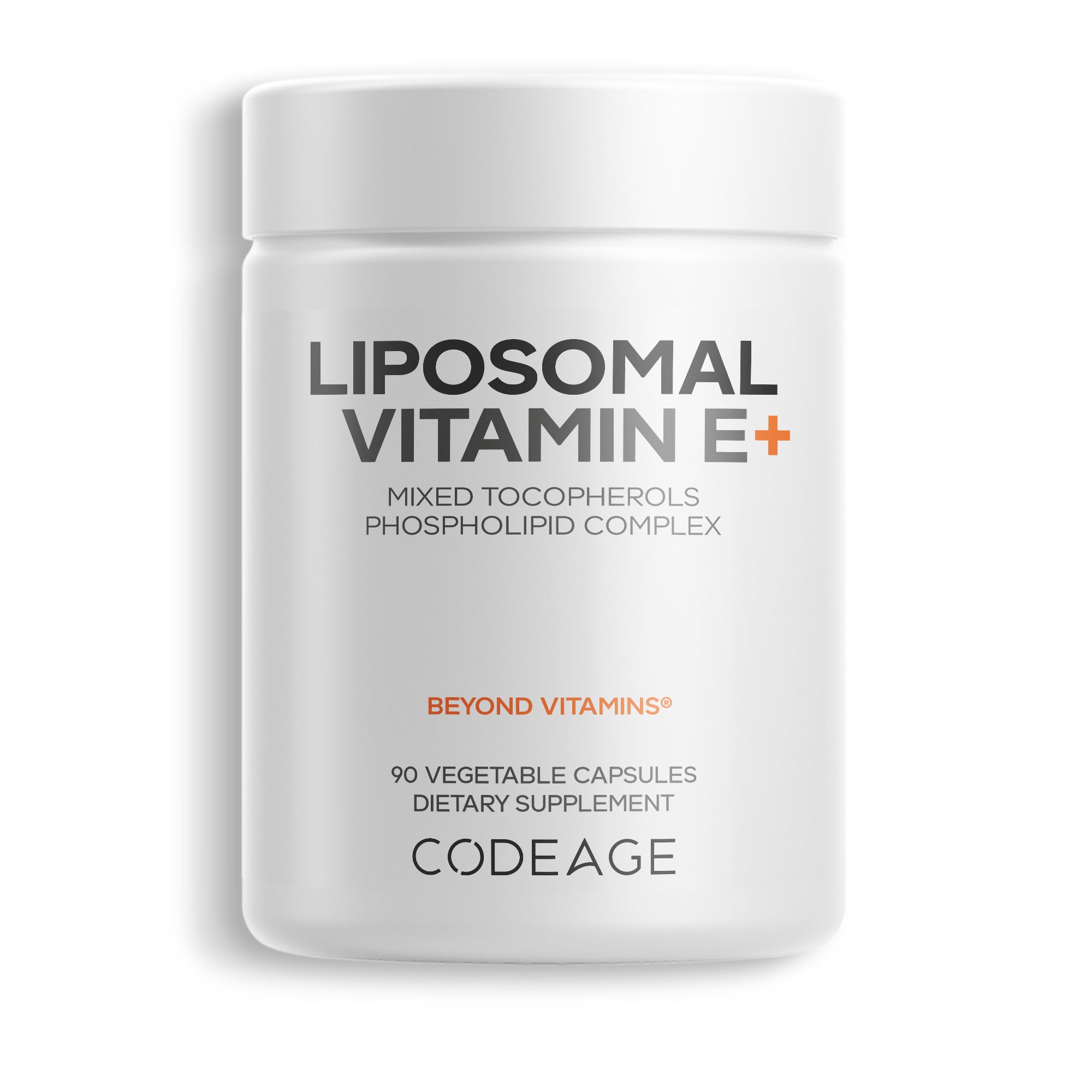 Codeage Liposomal Vitamin E Capsule Supplement Tocopherols, Vitamin E isomers