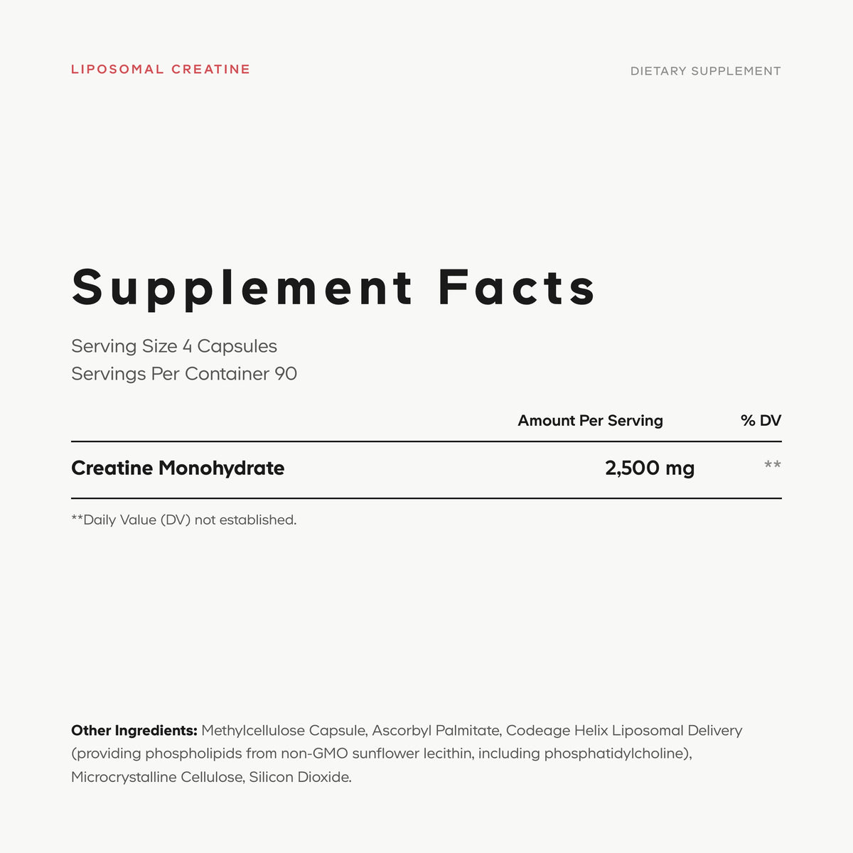 Liposomal Creatine Capsules